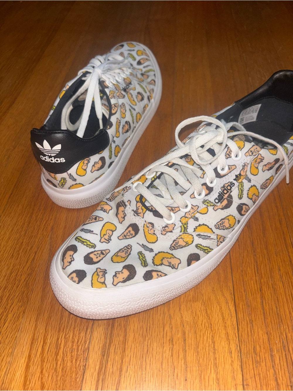 Beavis and Butthead x adidas 3MC Vulc 'Cloud White' - Men’s 11 -LIMITED EDITION